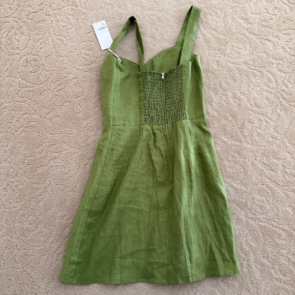 Reformation Miso Linen Mini Dress (NWT) - Picture 4 of 6